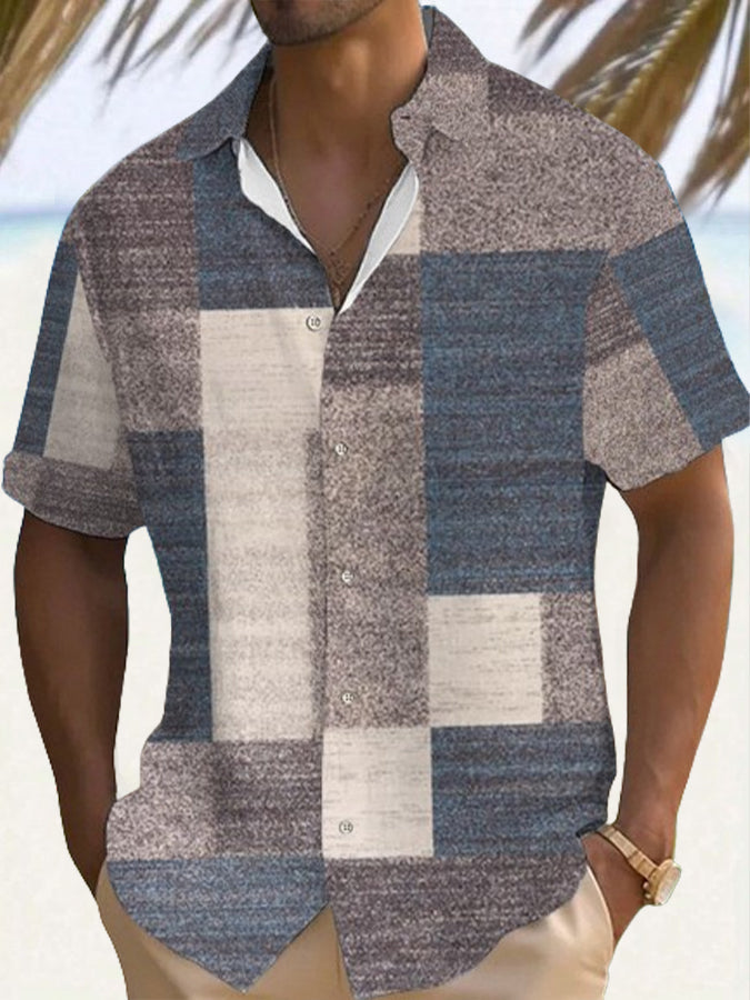 Chemise élégante à manches courtes