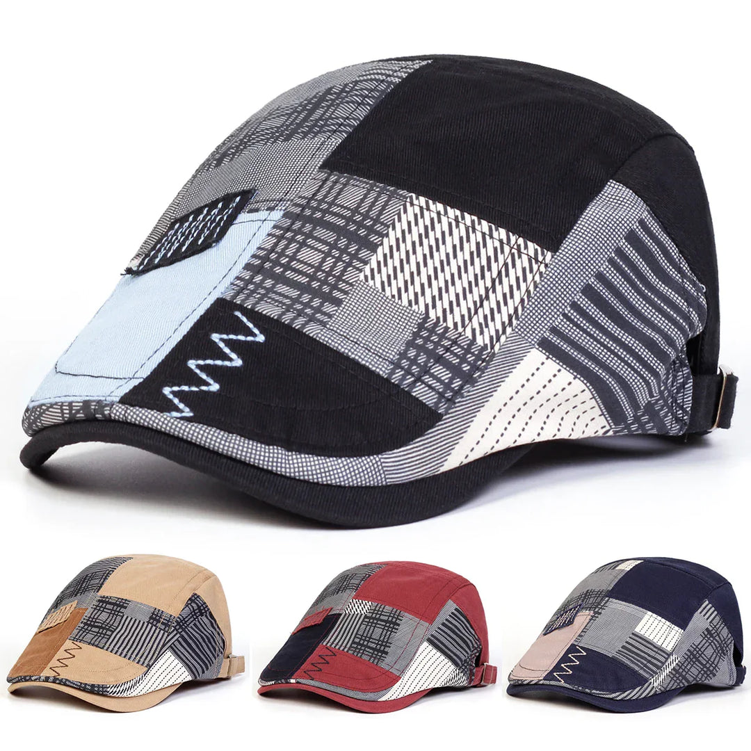 Casquette patchwork pour homme