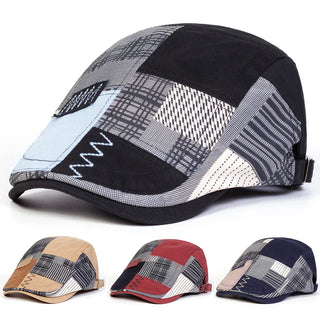Casquette patchwork pour homme