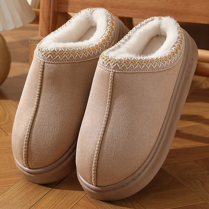 Chaussons à doublure chaude