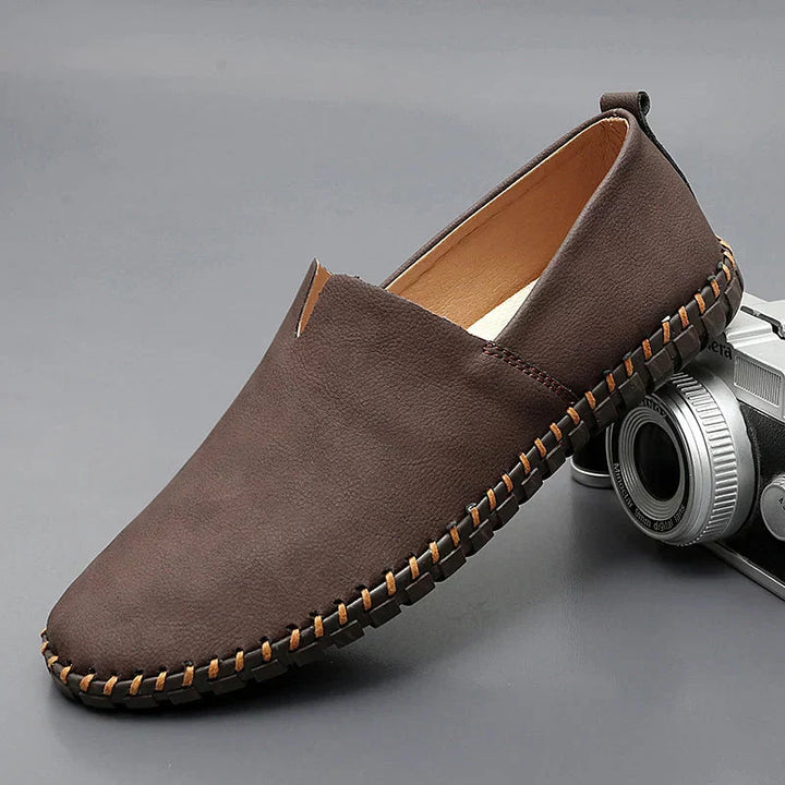 Mocassins en cuir