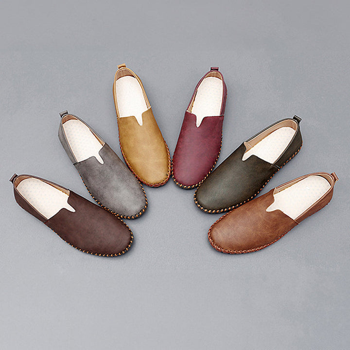 Mocassins en cuir