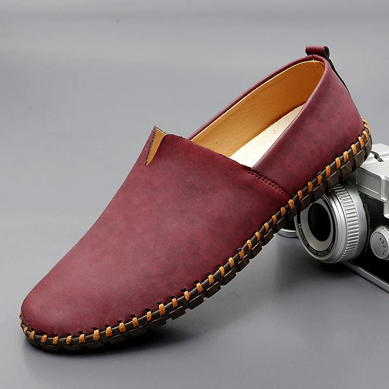Mocassins en cuir