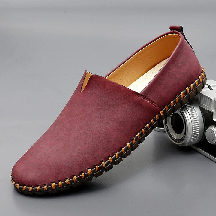 Mocassins en cuir