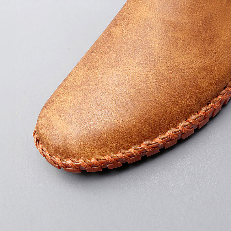 Mocassins en cuir