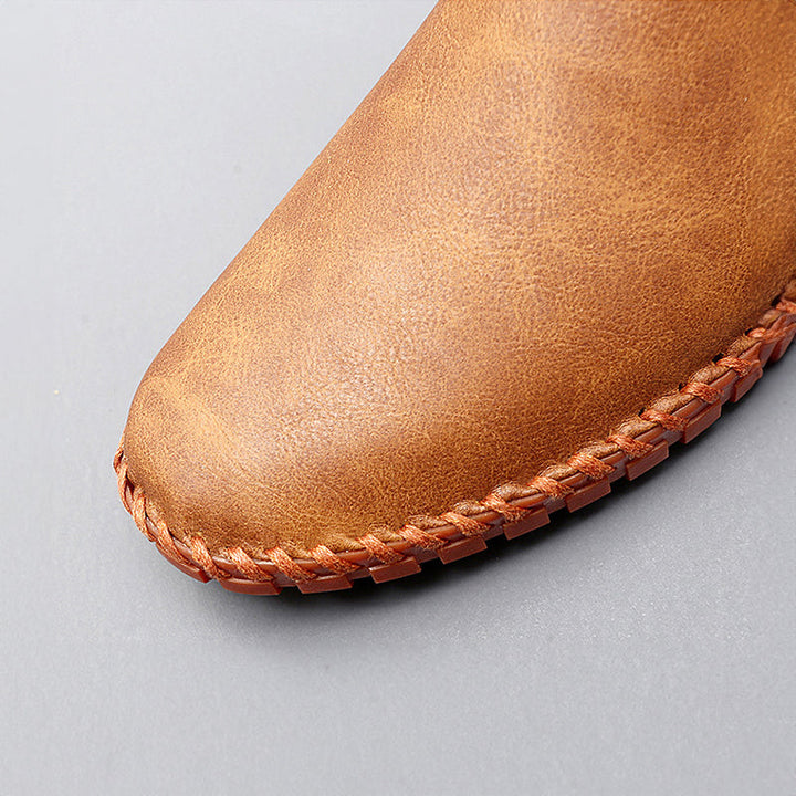 Mocassins en cuir