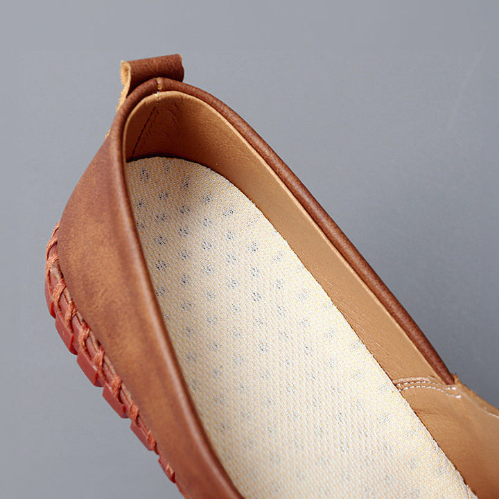 Mocassins en cuir