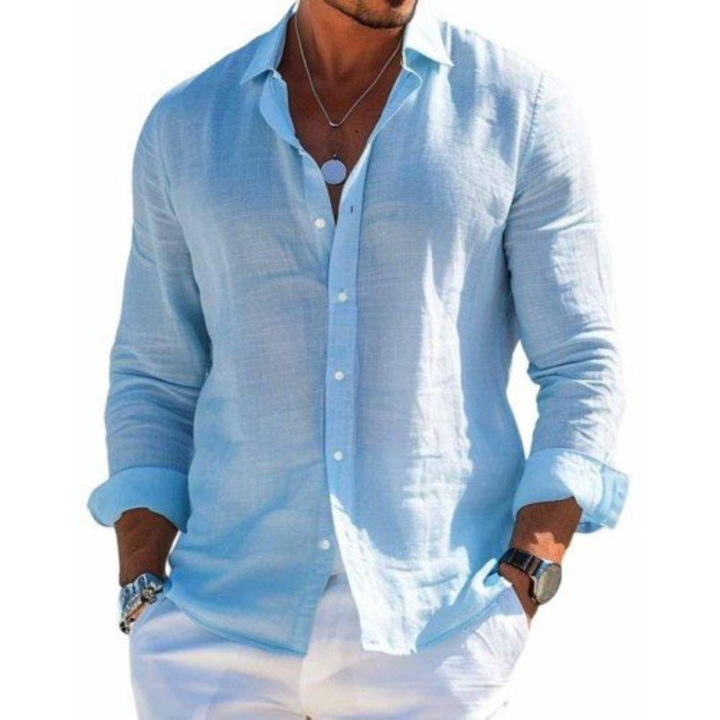 Chemise élégante en tissu respirant 1+1 offert