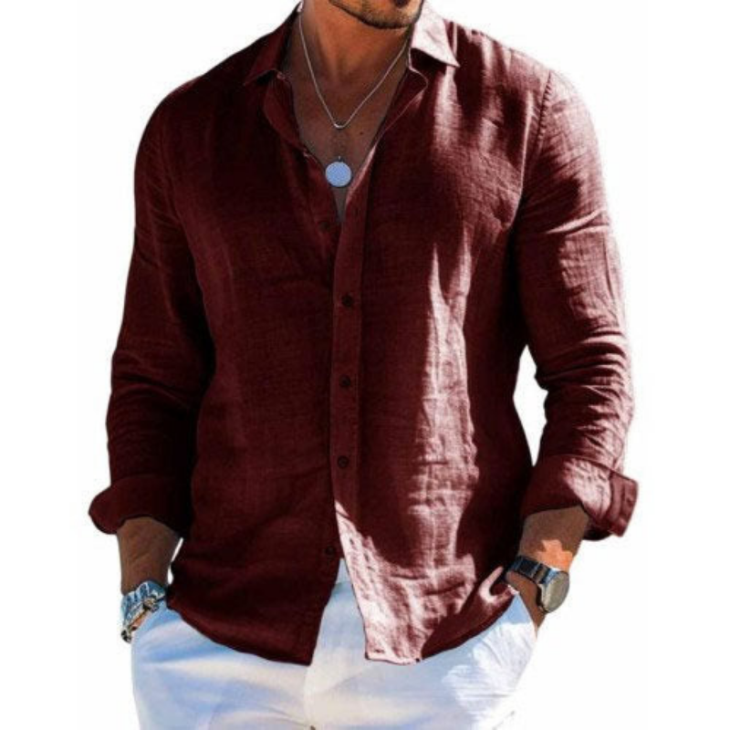 Chemise élégante en tissu respirant 1+1 offert