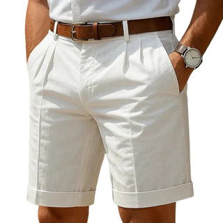 Short chino plissé d'été