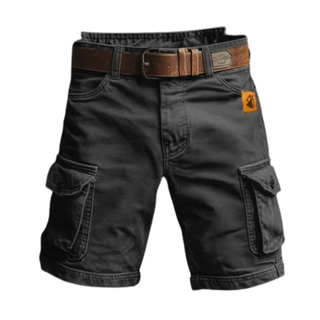 Short cargo rétro à poches multiples
