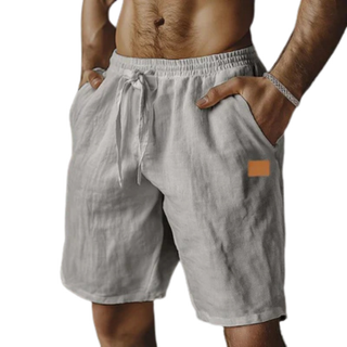 Short en lin décontracté pour homme