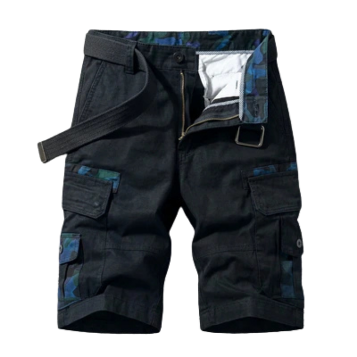 Short cargo avec ceinture