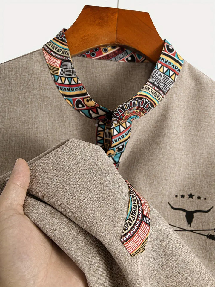 Chemise élégante à manches courtes
