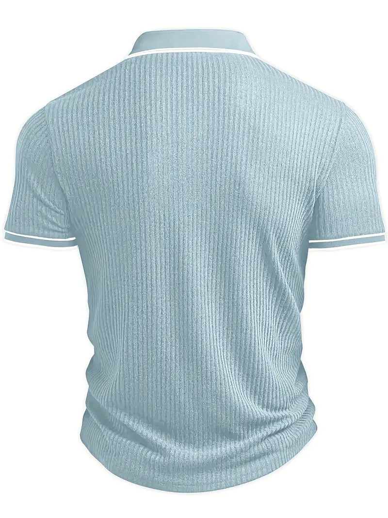 Polo élégant à manches courtes