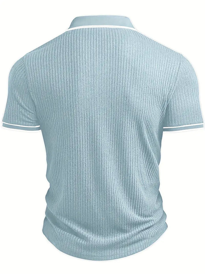 Polo élégant à manches courtes