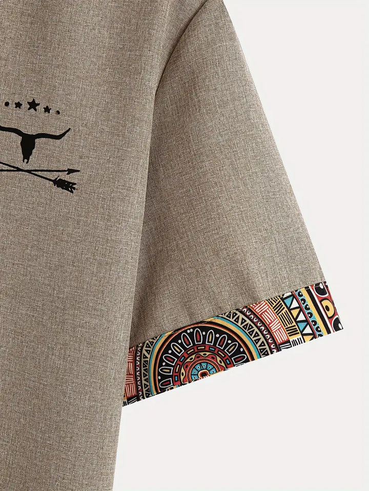 Chemise élégante à manches courtes
