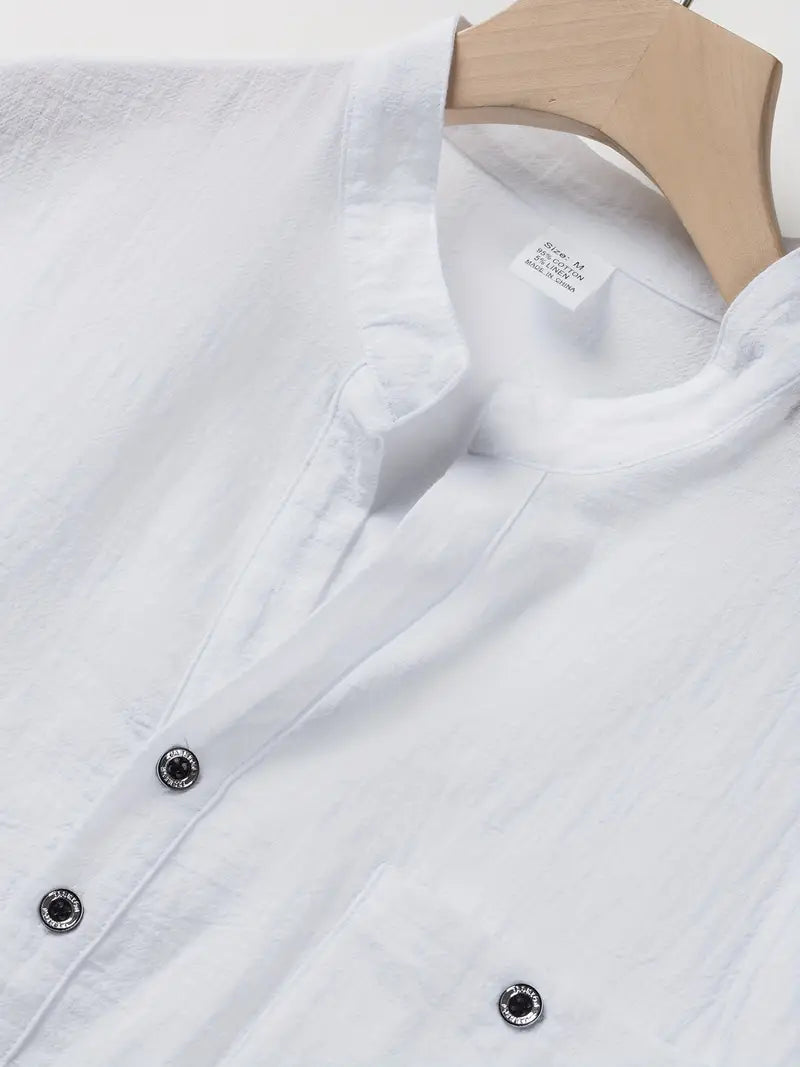 Chemise élégante à manches courtes