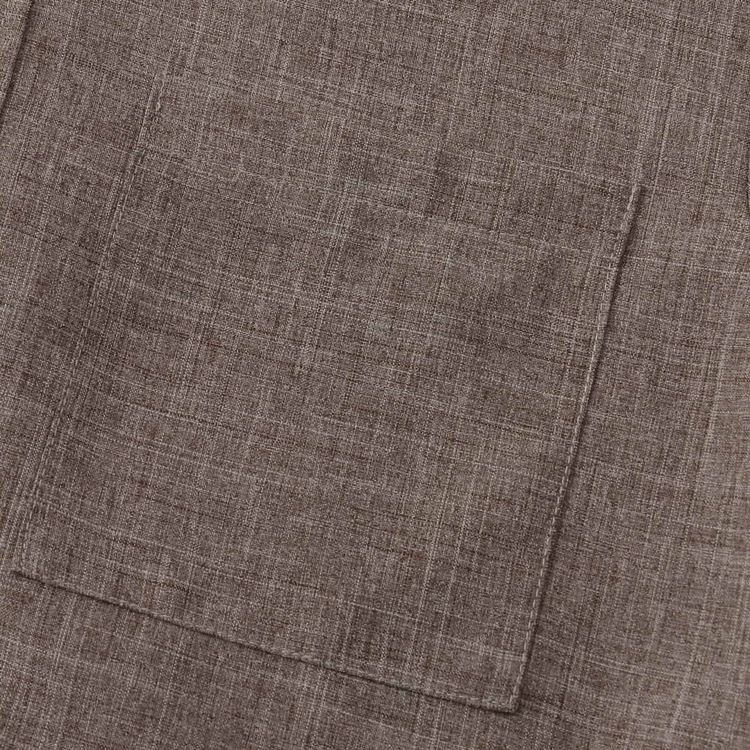 Chemise en coton unie avec boutons