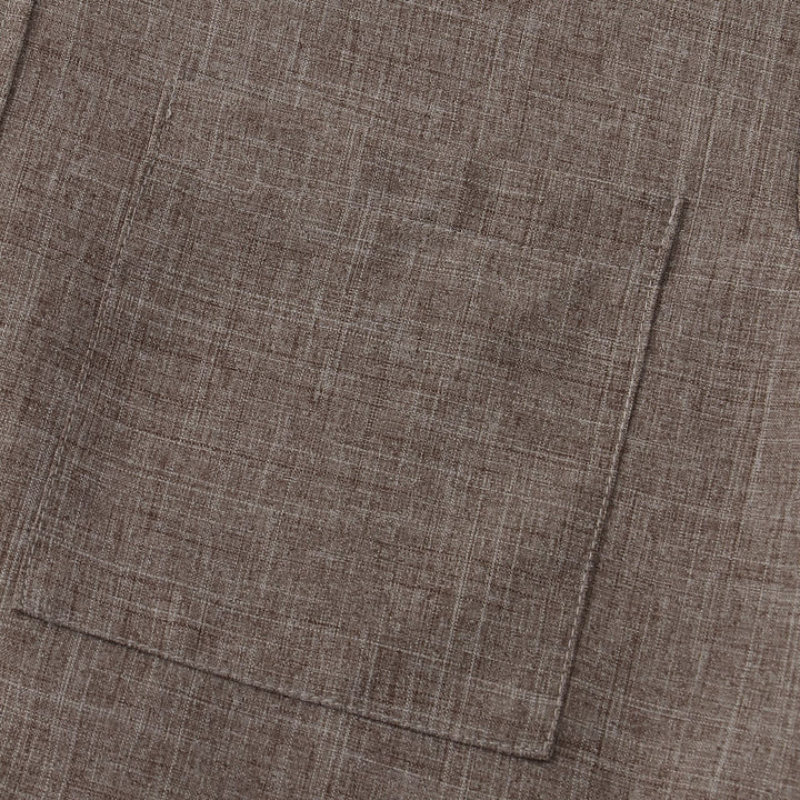 Chemise en coton unie avec boutons