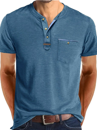 T-shirt col rond élégant avec poche