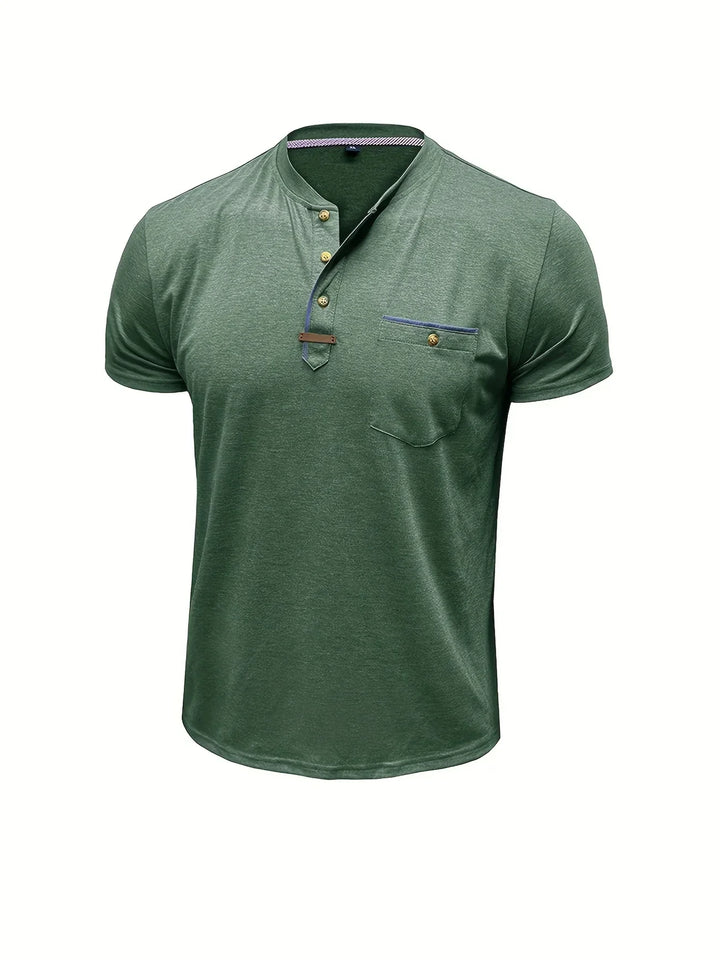 T-shirt col rond élégant avec poche