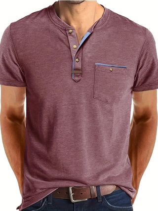 T-shirt col rond élégant avec poche