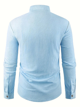 Chemise légère en coton à manches longues