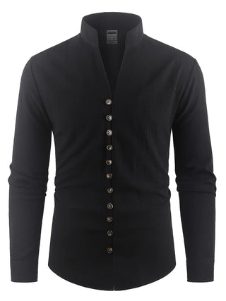 Chemise légère en coton à manches longues