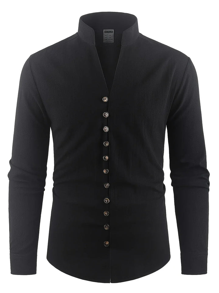 Chemise légère en coton à manches longues