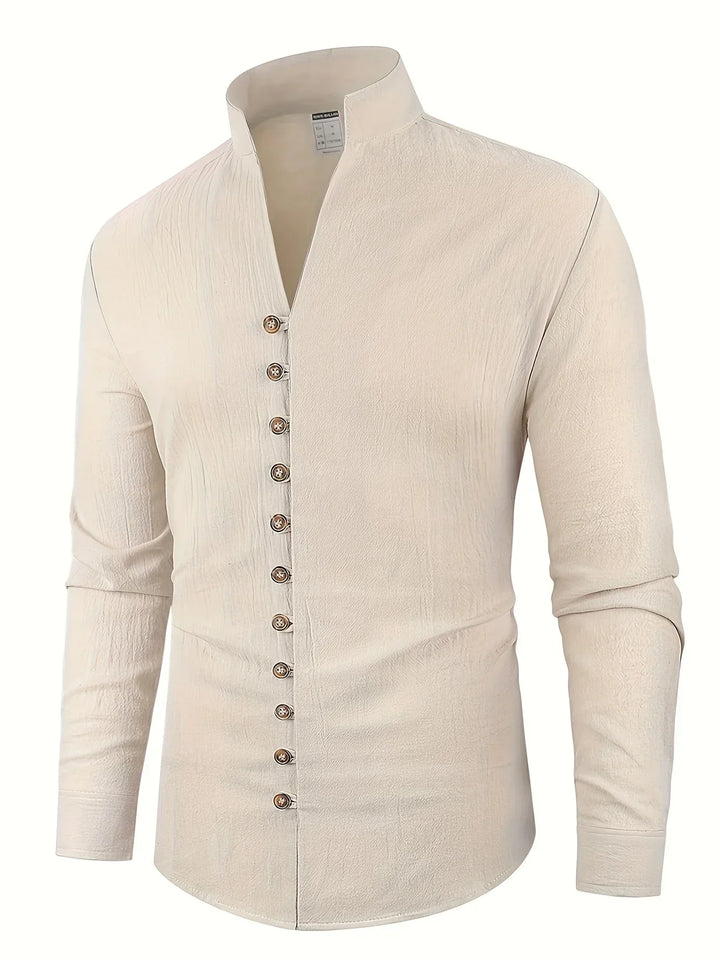 Chemise légère en coton à manches longues