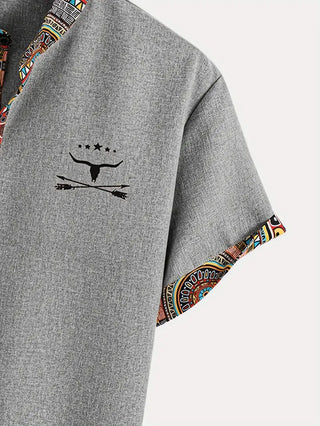 Chemise élégante à manches courtes