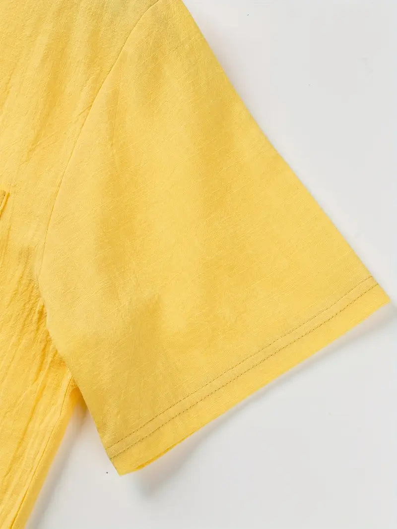 Chemise élégante à manches courtes