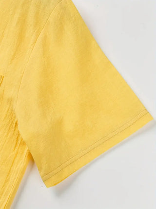 Chemise élégante à manches courtes
