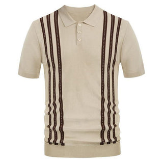 Polo décontracté rayé