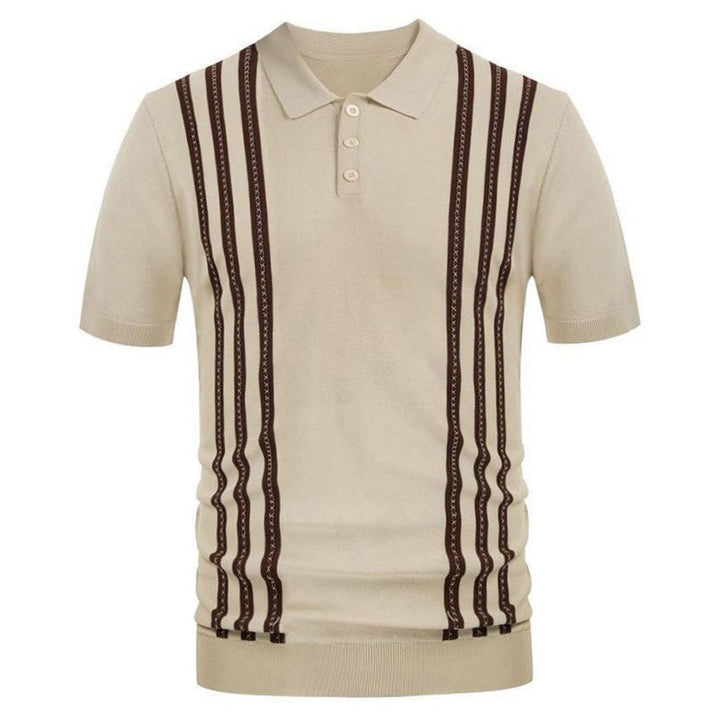 Polo décontracté rayé