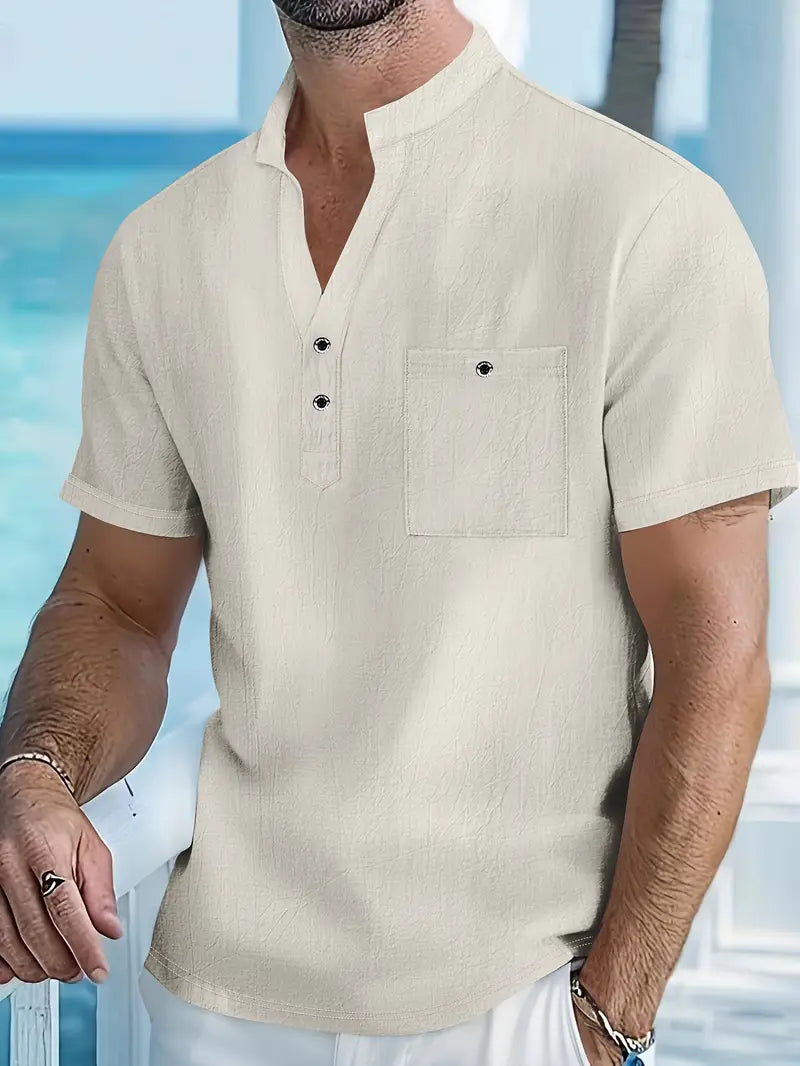 Chemise élégante à manches courtes