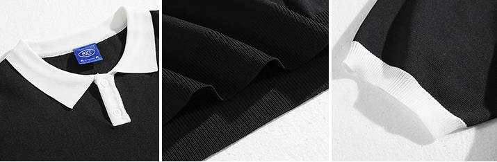 Polo à manches amples pour homme