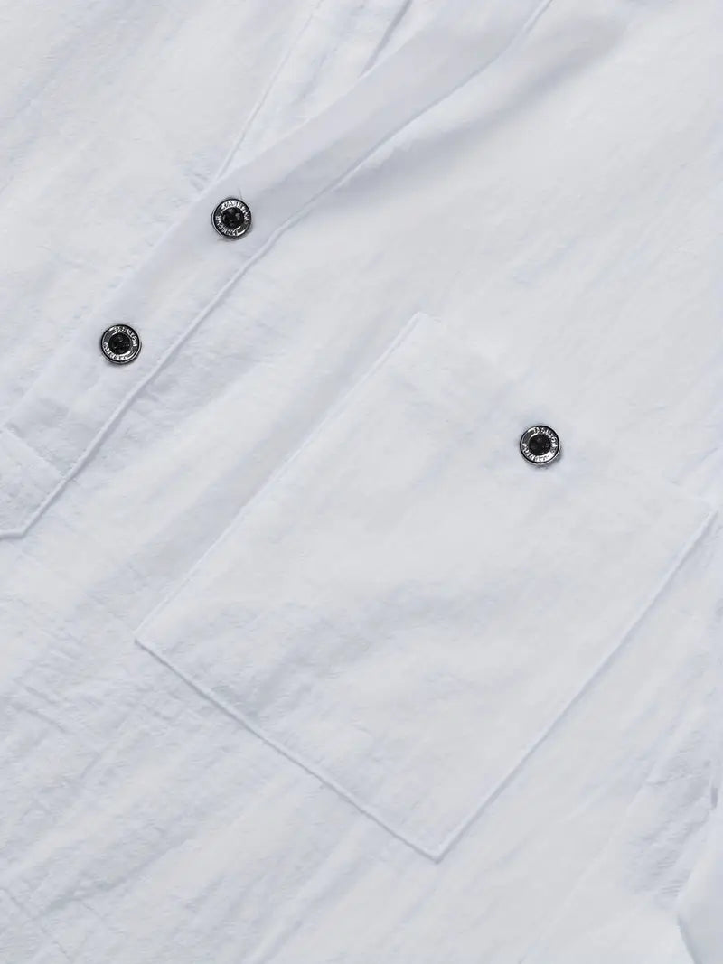 Chemise élégante à manches courtes