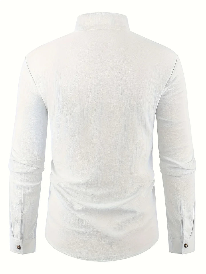Chemise légère en coton à manches longues
