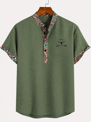 Chemise élégante à manches courtes