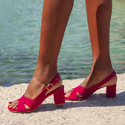 Eva | Sandales  Été Talon Bloc