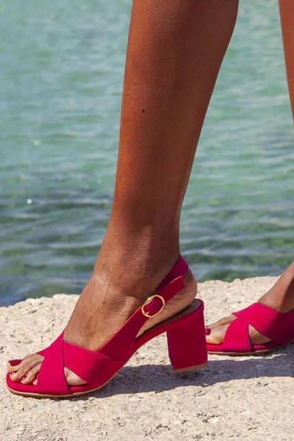 Eva | Sandales  Été Talon Bloc