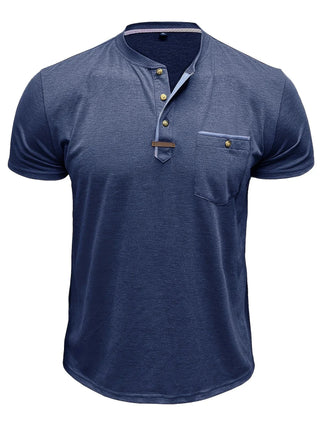T-shirt col rond élégant avec poche