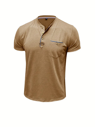 T-shirt col rond élégant avec poche