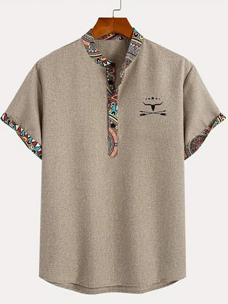 Chemise élégante à manches courtes