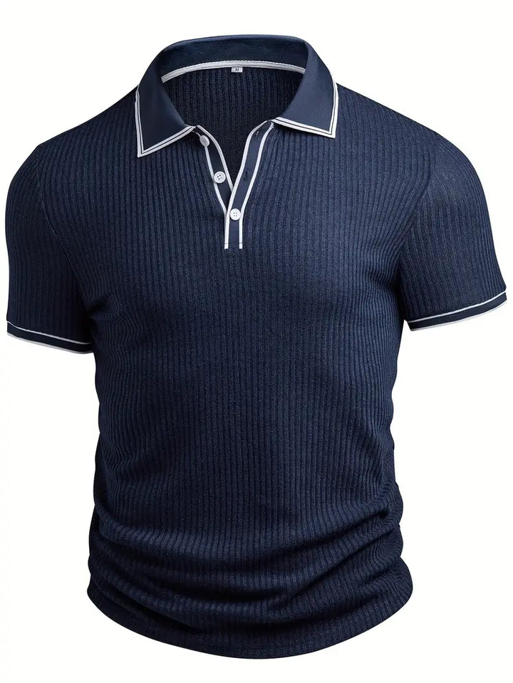Polo élégant à manches courtes