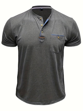 T-shirt col rond élégant avec poche