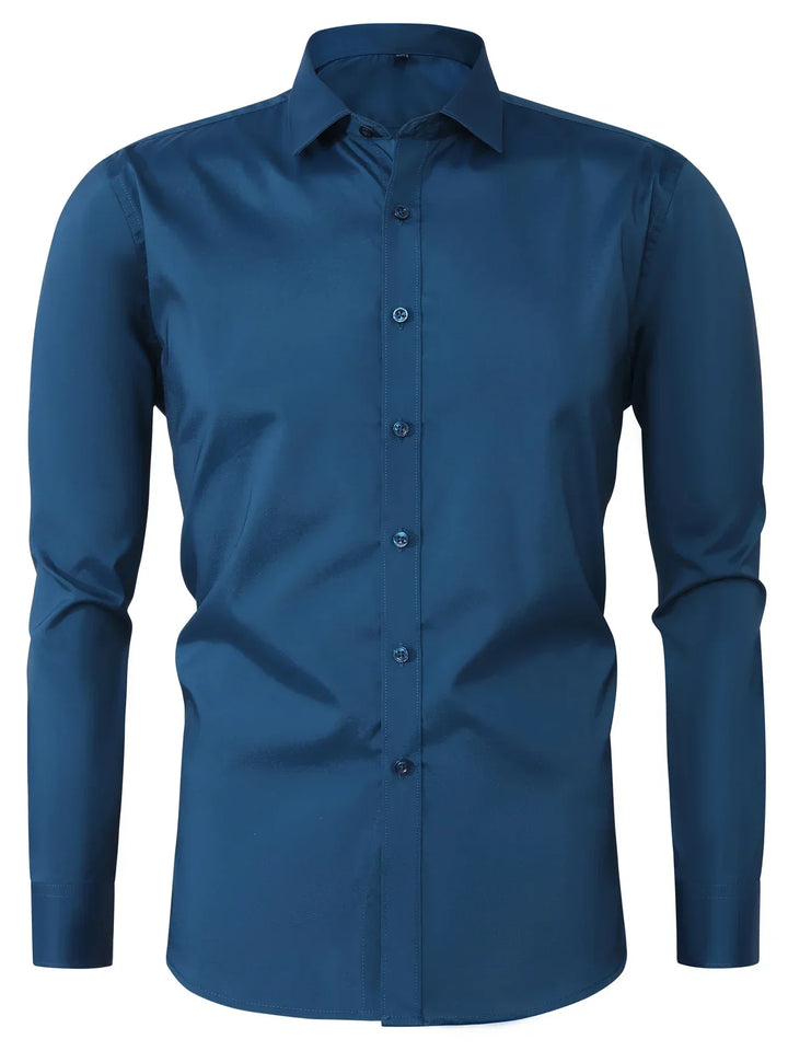 Chemise élégante à manches longues avec boutons