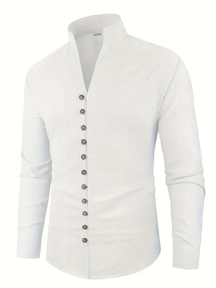 Chemise légère en coton à manches longues
